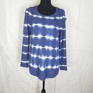 Braeve blue white sweater